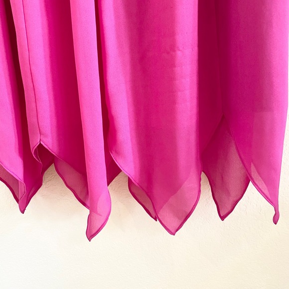 Creative Touch Womens Pink Polyester Maxi Skirt Flowy Made in India Lined Medium - Picture 7 of 8